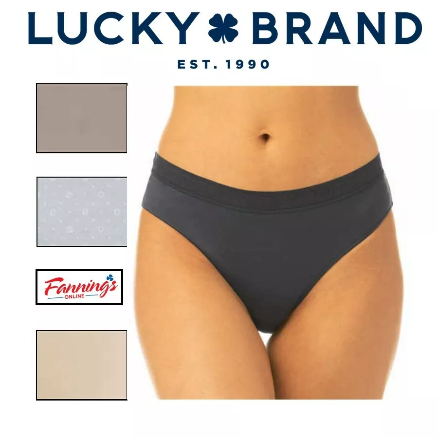 Lucky Brand Ladies' Hi Cut, 5-pack Ultra Soft Full Coverage Panties C42