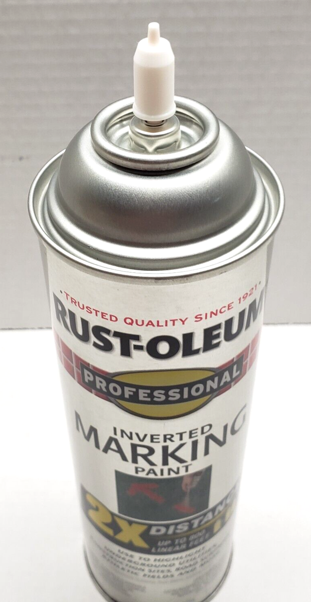6 PK Rust-Oleum 266590 Pro 2x Inverted Marking Paint Fluorescent
