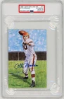 Otto Graham Signed Goal Line Art Card GLAC - PSA DNA 10