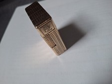 S.T. DUPONT Gold Plated 20 Microns Lighter, Antique Pocket Lighter, Collectable.