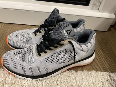 Reebok Print Smooth Ultra Knit Running Shoes Sneakers Gray BD4529 10.5 Mens