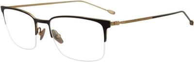 John Varvatos Eyeglasses JV V172 Black Gold 55mm Titanium NEW
