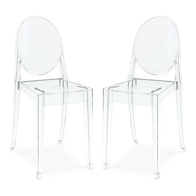 Crystal plastic chair sale