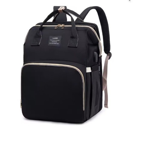 Borsa Zaino Fasciatoio, Zaino Mamma Multifunzione con Fasciatoio Portatile - Foto 7 di 13