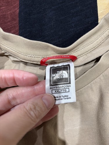 The North Face Taupe Beige T-shirt Women's Medium Boy's XXL UK 10? - Picture 7 of 8
