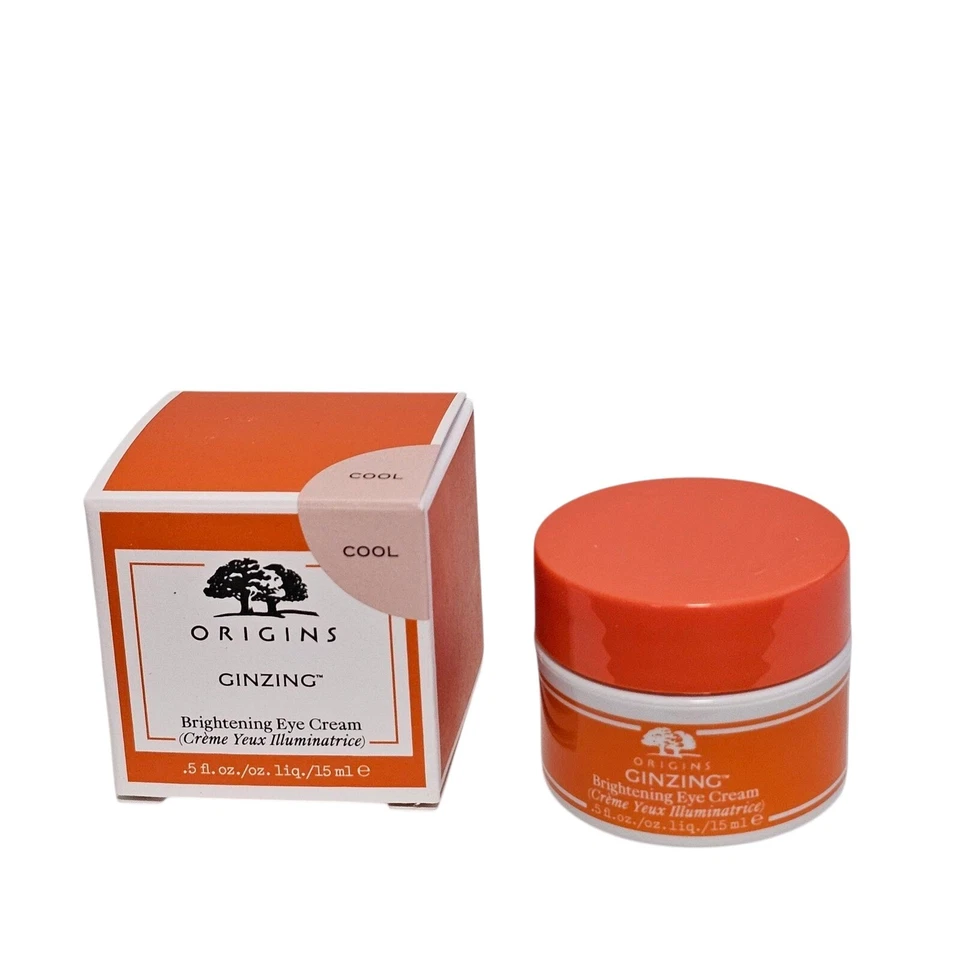 Origins GinZing осветляющий крем для глаз классный темные круги отечность 0,5 жидкой унции новый - Изображение 2 из 4