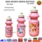 Kids Drinking Bottle Pop Up BPA FREE Plastic School Water Drinks Kids Childs 