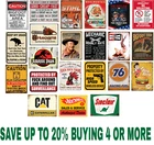 Vintage Retro Tin Sign door Wall Decor Metal Bar Plaque Pub Poster Home shop