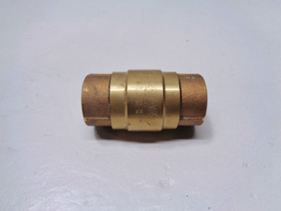 Strataflo 1'' FNPT Check Valve No. 375 200LB Bronze w/ Rubber Poppet *Lot of (5)*