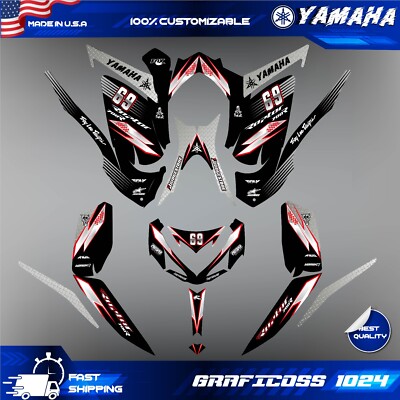 yamaha Raptor 700 700R graphics kit 2013 2018 2020 to 2025 decals stickers atv
