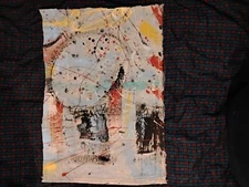 Vint Blackburn Abstract Acrylic Painting, 21st Century