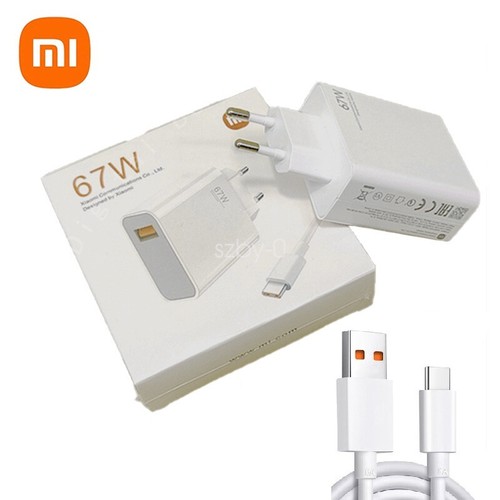 Xiaomi 67 W chargeur rapide bloc d'alimentation câble USB-C Mi 11/12s Ultra 11 Pro 12s 13 - Photo 2/9