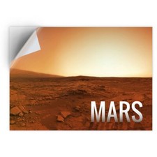 1 x Vinyl Sticker A5 - Mars Planet Space NASA  #8223