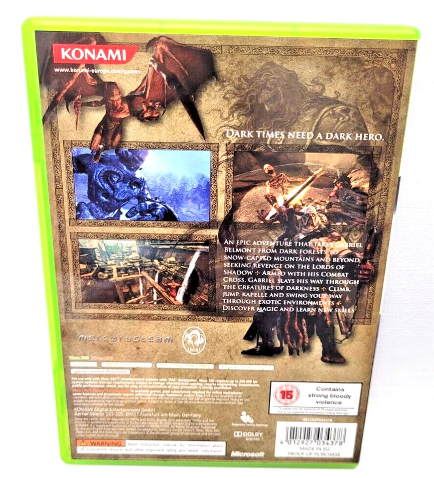 Castlevania Lords of Shadow Xbox 360 PAL UK EXCELLENT Condition - Image 2 of 4