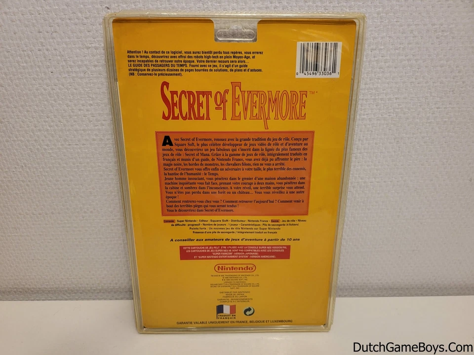 Super Nintendo / SNes - Secret Of Evermore  - New on Blister with Guide - Image 3 of 4