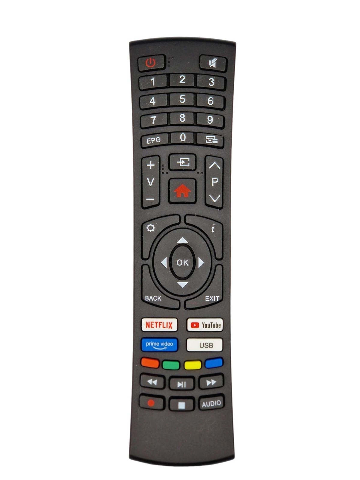 Télécommande Pour Téléviseur Continental Edison CELED50SGUHD24B6 (LE-50VA1) - Neuf Sous Emballage D'origine