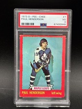 1973 O-PEE-CHEE 7 PAUL HENDERSON PSA 3 Toronto Maple Leafs