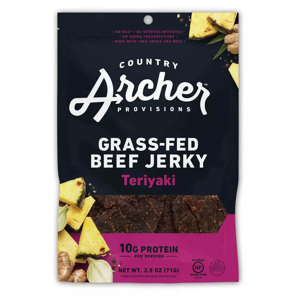 Терияки из вяленой говядины Country Archer Jerky Co., 2,5 унции