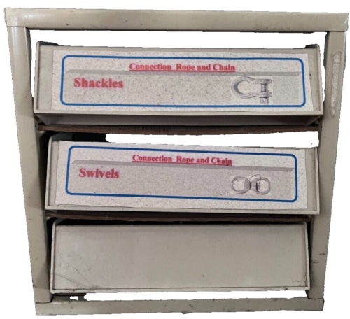 Organizador de acero de 3 cajones Hillman Hardware cabina más grande vacío - Imagen 2 de 12
