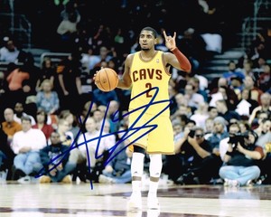 kyrie irving autographed basketball