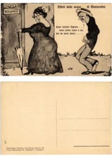 Old postcard AK Effects of the waters of Montecatini Italy (509039)