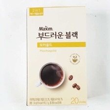 Korean Instant Coffee Mix Maxim SOFT BLACK Mochagold 20sticks