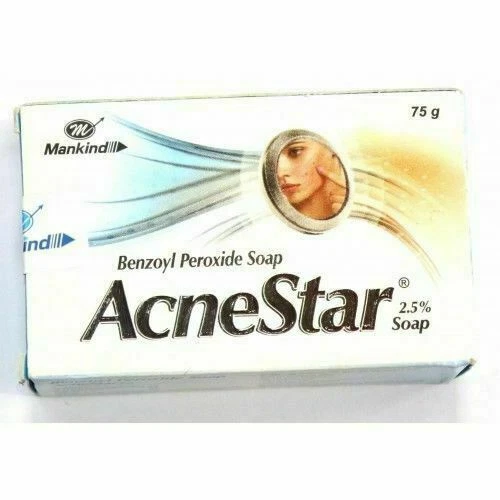 3 Pack Acnestar Benozyl Peroxide Soap 75 gm For Acne Clear Skin Best Deal