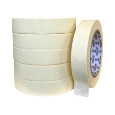 MASKING TAPE 24MM X 50M PAINTING DECORATING ART CRAFT PACK OF 6