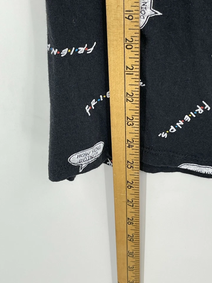 Camiseta Friends Top Mujer XXL Negra Logo Gráfico Manga Corta Cuello Redondo Foto 4 de 4