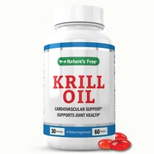 Antartic Krill Oil 1000mg -with Omega-3, EPA, DHA, Astaxanthin and Phospholipids