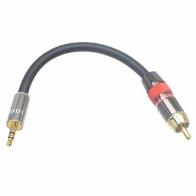Audio Cable Chord Mojo Hugo-2 IBasso RCA TV 3.5 AUX 1/8'' TRS/TS Canare L-2T2S 5''
