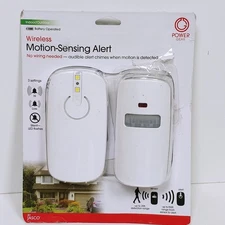 Power Gear Battery Operated In/Outdoor Wireless Motion-Sensing Security Alarm