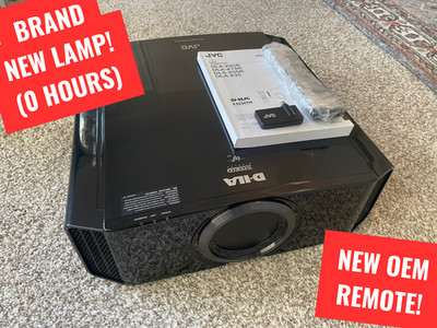 JVC DLA-X95R DLA-X95RBU 4K 3D THX Projector w/ 3D Kit NEW 0-Hour Lamp+Remote