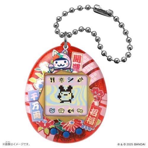 BANDAI Original Tamagotchi Beckoning Cat Mimichi inspired by Edo Kimekomi Doll - Picture 2 of 6