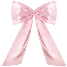 Giant Pink Bow 24 x 42 Inch Large Bow for Valentine Decoration Christmas Tree...