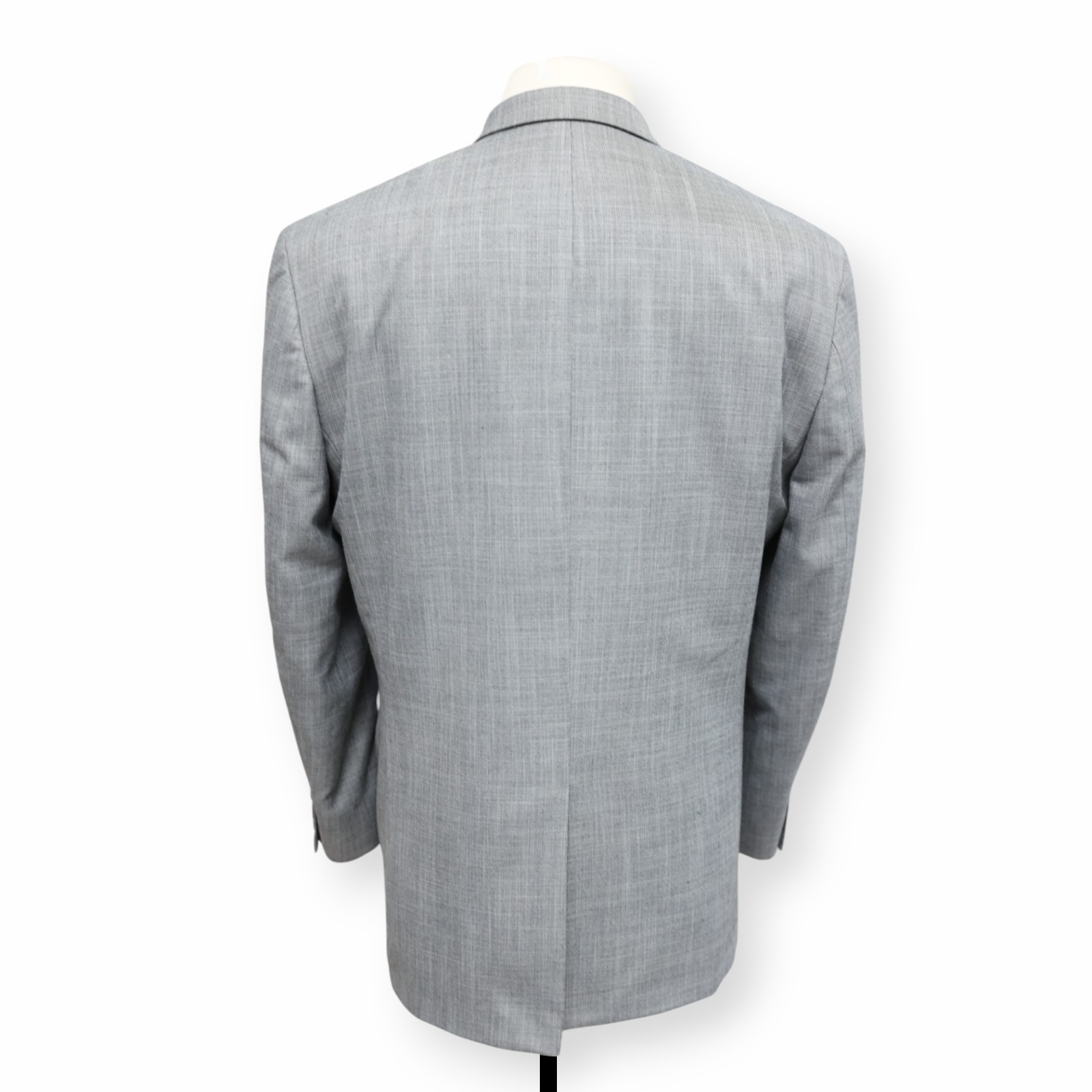 CHAPS mens solid light gray two button sport coat… - image 4