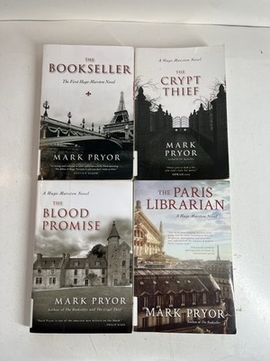 Lot of 4 Mark Pryor: Hugo Marston Mysteries 1-3 And 7 Paperback Books