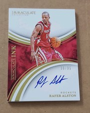 2024-25 Immaculate RAFER ALSTON INK SP On-Card Auto Houston Rockets 80/99