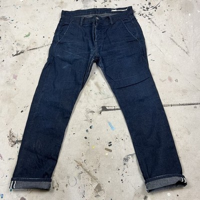 Rogue Territory RGT Japan Selvedge Denim Jeans Button Fly Slim 