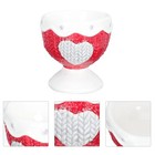 Egg Organizer Heart Patterned Relief Egg Holder Desktop Decor Egg Cup