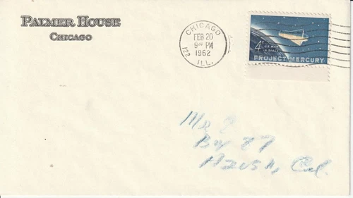 1193 4c Project Mercury February 20 1962 FDC First Day Chicago Illinois