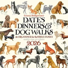 2026 Emma Bridgewater Dates, Dinners & Dog Walks Wall Planner by Carousel Calend