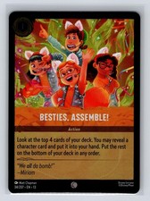 Besties, Assemble 34/204 C Lorcana Attack of the Vine Cold Foil NM/M