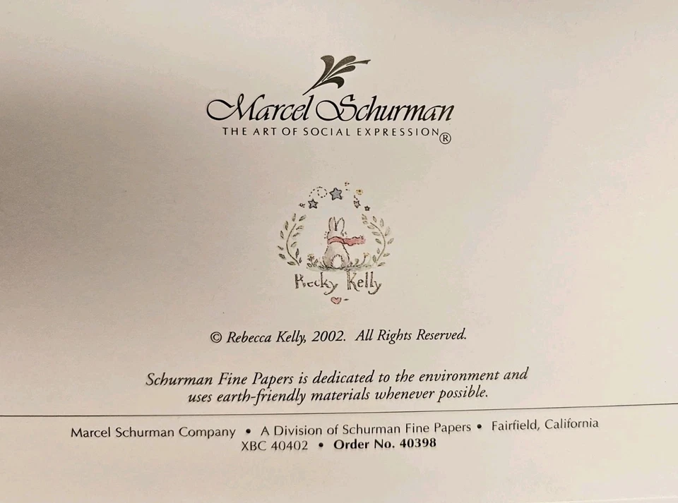 Tarjetas navideñas Marcel Schurman diseñadas por Becky Kelly 2002 ~ caja parcial 11 tarjetas Foto 4 de 4