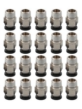 For M10 Straight Pneumatic Couplings 20 Pcs for Various For 3D Printers