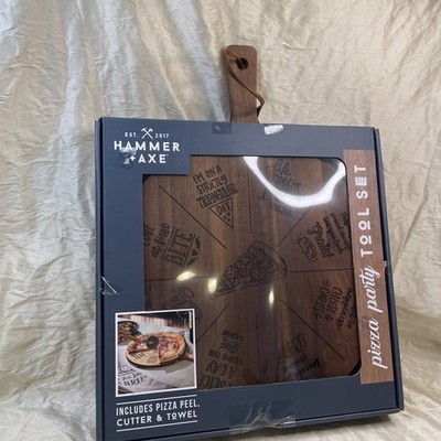 Pizza Chef Wooden Pizza Peel- New In Box