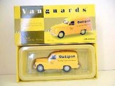 VANGUARDS 1/43 VA00320 AUSTIN A40 VAN OUTSPAN
