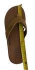 Flojos Mens Memory Foam Flip Flop Sandals CAMEL BROWN Size 12 M US — photo 8
