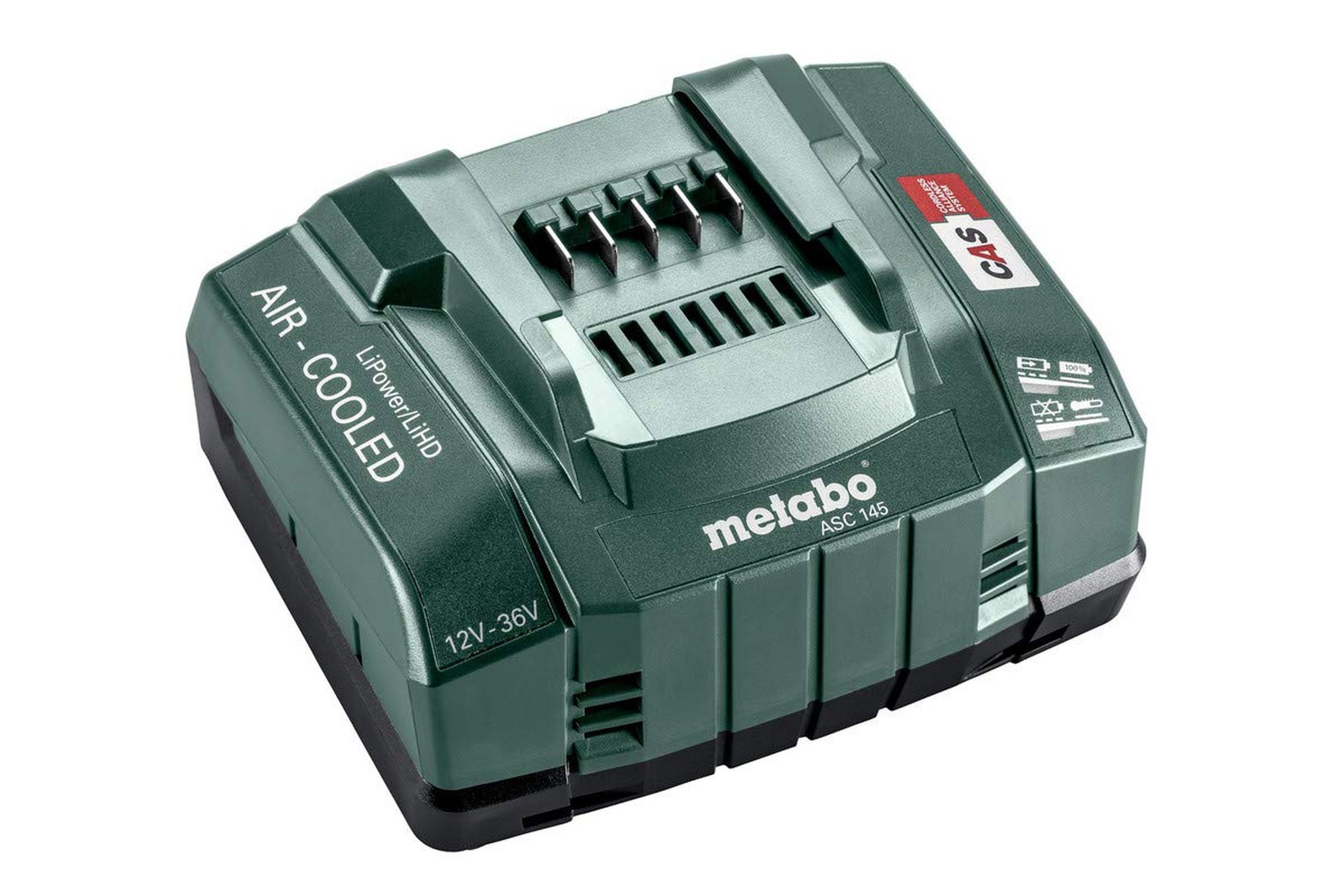 metabo 627379000 ASC 145 12V / 14.4V / 18V / 36V Air Cooled Quick Charger