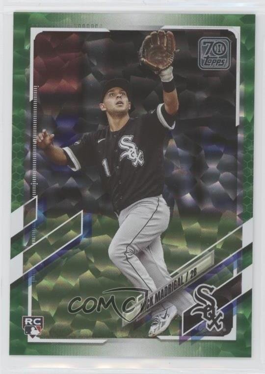 2021 Topps Green 269/499 Nick Madrigal #197 Rookie RC 3y6
